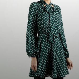 Ted Baker- Fit and Flare printed dress